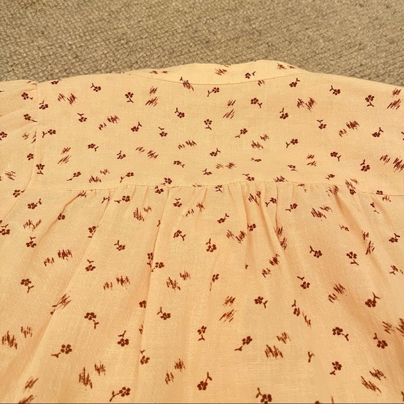 Madewell Peasant Top in Delicate Floral (XXS) - Picture 9 of 10